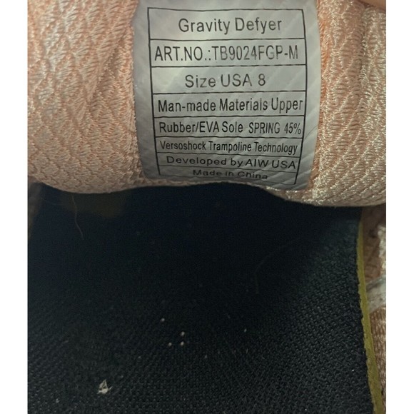 Gdefy Gravity Defyer Mighty Walk Women Pain Relief Athletic Shoe Sneaker Size 8 - Picture 9 of 11